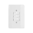Interruptor 1 Tecla Simpl + 2 Paral C/placa 10a 250v - Mill