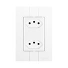 Interruptor 1 Tecla Simples de Embutir com Placa Horizontal