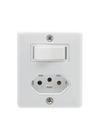 Interruptor 1 Tecla Simples + Tomada 2P + T 10A 250V Ilumi (63200) R12.67