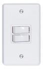 Interruptor 2 Tecla Com Placa Interruptor De Luz paralelo