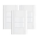 Interruptor 2 Teclas Com Placa 4x2 Fame Modulare - Kit 3 Un