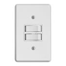 Interruptor 2 Teclas Simples 6A Pratika - Ilumi - PRATIKA/ILUMI