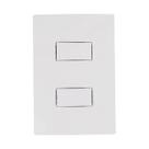 Interruptor 2 Teclas Simples Completo 10A Linha I9 - Ilumi