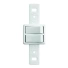 Interruptor 2 Teclas Simples sem Placa Branca Mectronic