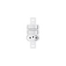 Interruptor 2 Teclas Simples + Tomada 2p+t 10a 250v Sem Placa Pluzie Ideale Bco Ref. 3263