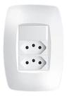 Interruptor + 2 Tomadas 2p+t 10a/250v 4x2 Fame Elegance Interruptor + 2 Tomadas 2p+t 10a/250v 4x2 Fame Elegance