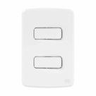 Interruptor 2tp Branco Compose Weg 2 Teclas Paralelas Interruptor 2tp Branco Compose Weg 2 Teclas Paralelas