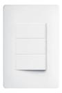 Interruptor 3 Simples Com Placa Suporte - FAME