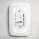 Interruptor 3 Teclas Simples Branco Pluzie 3205 Ideale