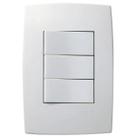 Interruptor 3 Teclas Simples Conjunto Pial Plus 613100