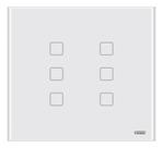 Interruptor 6 Teclas Touch Inteligente Wi-fi Branco 4x4 Fame 10 A 127/220v Branco