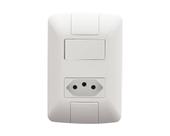 Interruptor Aria Simples Tom 2P T 10A C/Placa
