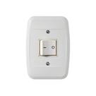 Interruptor Bipolar 10A Embutir C/Placa Branca - Pezzi
