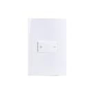 Interruptor Bipolar Simples Margirius Sleek 25a Com Placa 4x2 Branco Interruptor Bipolar Simples Margirius Sleek 25a Com Placa 4x2 Branco