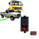 Interruptor Botão Pisca Alerta para Ford Cargo 1986 a 2005 / F1000 / F4000 (88HU13A350AA)
