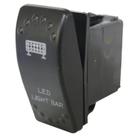 Interruptor Bulldog Winch 20260 Liga/Desliga Barra de Luz LED 5 Pinos