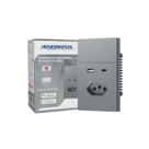 Interruptor C/ Tomada Inteligente Zigbee 1 Botão Linha Safira Novadigital
