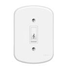 Interruptor Campainha Pulsador 1 tecla Blanc FAME * 13633