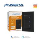 Interruptor com 3 Teclas Fisicas Botões Zigbee Preto Interruptor com 3 Teclas Fisicas Botões Zigbee Preto