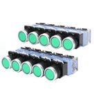 Interruptor com botão de pressão Vikye BEM38-11DS 22mm Momentary Green