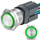 Interruptor com botão de pressão ZJWZJH 22mm 15A 110V Momentary 2NO DPST