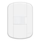 Interruptor com Placa 4x2 Fame Simples 16 Ampères Blanc 111.3906.4 Fame Conjunto Interruptor Sim