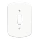Interruptor com uma Tecla Paralelo 10A 250 Volts Blanc - 0594 - FAME