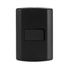 Interruptor de 1 Tecla Simples, Modular, com Placa 4x2 e Suporte