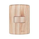Interruptor de 1 Tecla Simples, Modular, com Placa 4x2 e Suporte