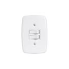 Interruptor de 2 Teclas Simples com Placa 4x2
