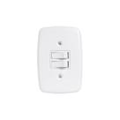 Interruptor de 2 Teclas Simples com Placa 4x2