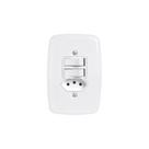 Interruptor de 2 Teclas Simples e Tomada 2p+t 20a , com Placa 4x2