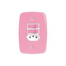 Interruptor de 2 Teclas Simples e Tomada 2p+t 20a , com Placa 4x2