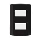 Interruptor de 2 Teclas Simples, Modular, com Placa 4x2 e Suporte