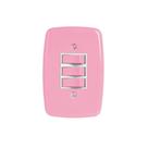 Interruptor de 3 Teclas Simples com Placa 4x2