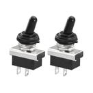 Interruptor De Alavanca À Prova d'Água 12V 25A Com 2 Pinos, Bloqueio SPST SPDT DPDT, Interruptor De