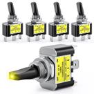 Interruptor de Alternância Nilight (5 Peças) - 12V 30A com LED Amarelo Interruptor de Alternância Nilight (5 Peças) - 12V 30A com LED Amarelo