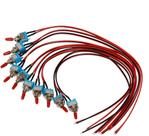 Interruptor de alternância VONVOFF ON/OFF SPST 3-240V 3A/6A com fios 10 unidades