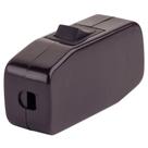 Interruptor de aparelho Leviton 5410 de polo único 125V 3A marrom