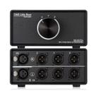 Interruptor de áudio Nobsound MC103 Pro 3-Out XLR 3-Way Stereo