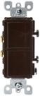 Interruptor de combinação Leviton Decora 15A 120/277V monopolar