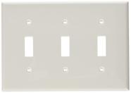 Interruptor de dispositivo alternativo de 3 gangues Wallplate Leviton 80711-W branco Interruptor de dispositivo alternativo de 3 gangues Wallplate Leviton 80711-W branco