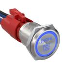 Interruptor de ignição Push Start APIELE 19mm 12V para carro impermeável Interruptor de ignição Push Start APIELE 19mm 12V para carro impermeável