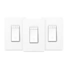 Interruptor de intensidade inteligente Kasa HS220P3 de pólo único, pacote com 3