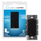 Interruptor de intensidade inteligente Lutron Caseta Original 150W LED preto Interruptor de intensidade inteligente Lutron Caseta Original 150W LED preto