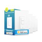 Interruptor de intensidade inteligente Meross MSS560, pacote com 4, WiFi, Apple HomeKit