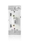 Interruptor de intensidade Leviton Toggle Slide TSL06-1LW para LED branco Interruptor de intensidade Leviton Toggle Slide TSL06-1LW para LED branco