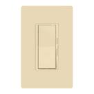 Interruptor de intensidade Lutron Diva LED+ Ivory 150 W único/3 vias Interruptor de intensidade Lutron Diva LED+ Ivory 150 W único/3 vias