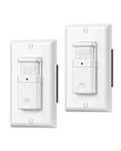 Interruptor de luz com sensor de movimento DEWENWILS de pólo único 5A, pacote com 2 Interruptor de luz com sensor de movimento DEWENWILS de pólo único 5A, pacote com 2