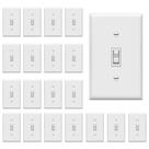 Interruptor de luz de alternância ENERLITES 88115-WWP-20PCS 15A 120-277V Interruptor de luz de alternância ENERLITES 88115-WWP-20PCS 15A 120-277V
